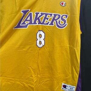Champion Yellow and Purple Athletic Jersey